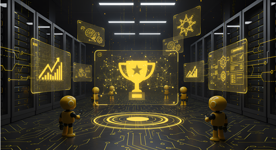 AI and machine learning expertise illustration